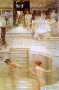Alma Tadema A Favorite Custom Sweden oil painting reproduction